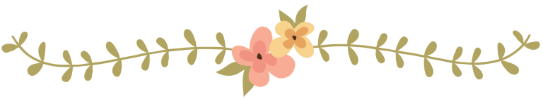 divisor de folhas e flores